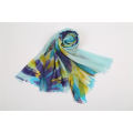 Factory Sale OEM quality the flower of wings cashmere scarf from China